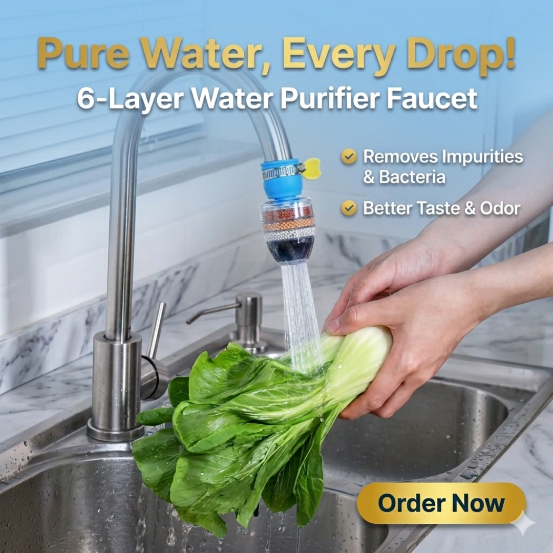 6-Layer Water Purifier Faucet – Advanced Water Tap & Multi-Stage Filtration